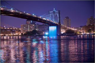 Illustration for article titled First Pics of NYC's Waterfalls in Action, Set to Launch Fully Tomorrow